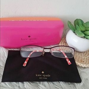 👓Kate Spade Alfreda Prescription Eye Wear with Case 0x64 135 👓
